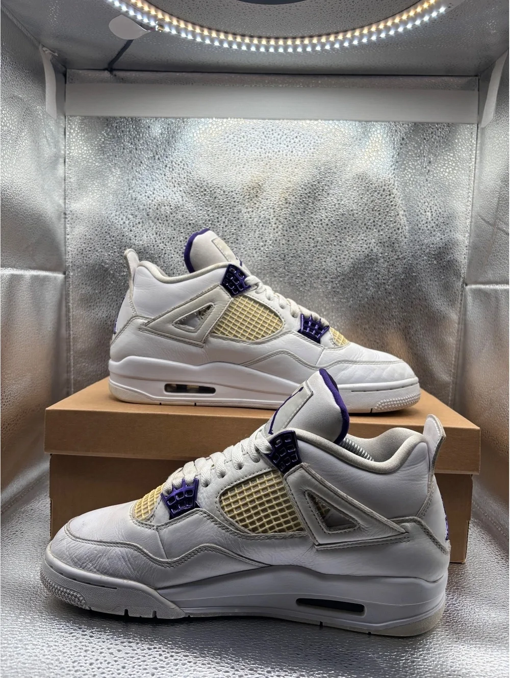 Air Jordan 4 retro metallic purple